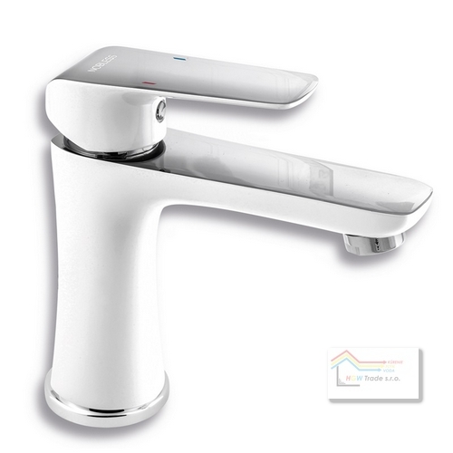 Umyvadlová bateria bez výpusti Nobless Tina biela/chróm